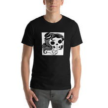 Cargar imagen en el visor de la galería, black 100% Cotton T-Shirt Mexican Woman Black design by Calico Jacks