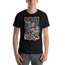 Load image into Gallery viewer, black 100% Cotton T-Shirt Cthulhu horror theme design by Calico Jacks