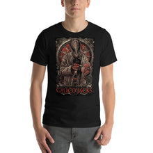Load image into Gallery viewer, black 100% Cotton T-Shirt Cerebrum Horror themed design by Calico Jacks
