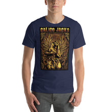 Cargar imagen en el visor de la galería, blue 100% Cotton T-Shirt Suffer design by Calico Jacks