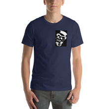 Cargar imagen en el visor de la galería, blue 100% Cotton T-Shirt Mini Mex Man Black design by Calico Jacks