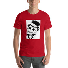 Load image into Gallery viewer, red 100% Cotton T-Shirt Mexican Man White design by Calico Jacks
