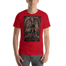 Load image into Gallery viewer, red 100% Cotton T-Shirt Cerebrum Horror themed design by Calico Jacks
