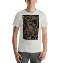 Cargar imagen en el visor de la galería, white 100% Cotton T-Shirt Minotaur design by Calico Jacks