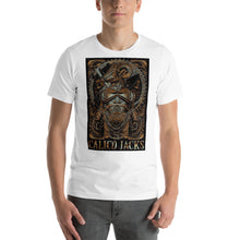 Cargar imagen en el visor de la galería, white 100% Cotton T-Shirt Minotaur design by Calico Jacks