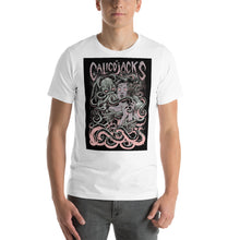 Load image into Gallery viewer, white 100% Cotton T-Shirt Cthulhu horror theme design by Calico Jacks