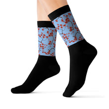 Load image into Gallery viewer, 4 Cherry Blossom Tops of Socks by Calico Jacks
