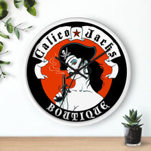 Charger l&#39;image dans la galerie, 1 Wall clock Pirate Red design by Calico Jacks
