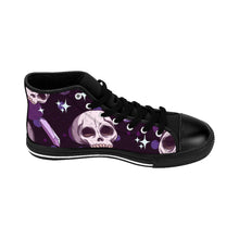 Load image into Gallery viewer, 4 Women&#39;s High-top Sneakers Skulls and Amethysts  by Calico Jacks
