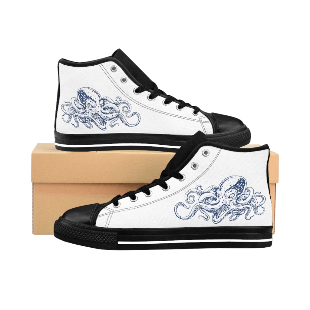 1 Men's High-top Sneakers Cephalopod by Calico Jacks