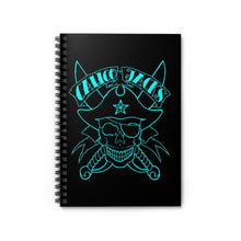 Load image into Gallery viewer, 1 Blue Skull Note Book - Spiral Notebook - Ruled Line by Calico Jacks
