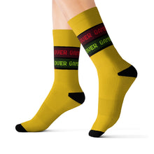 Load image into Gallery viewer, 8 Game Over Yellow Socks by Calico Jacks
