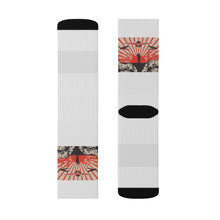 Load image into Gallery viewer, 11 Kamikaze White on Socks by Calico Jacks
