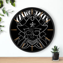 Load image into Gallery viewer, 12 Wall clock Skull White design by Calico Jacks
