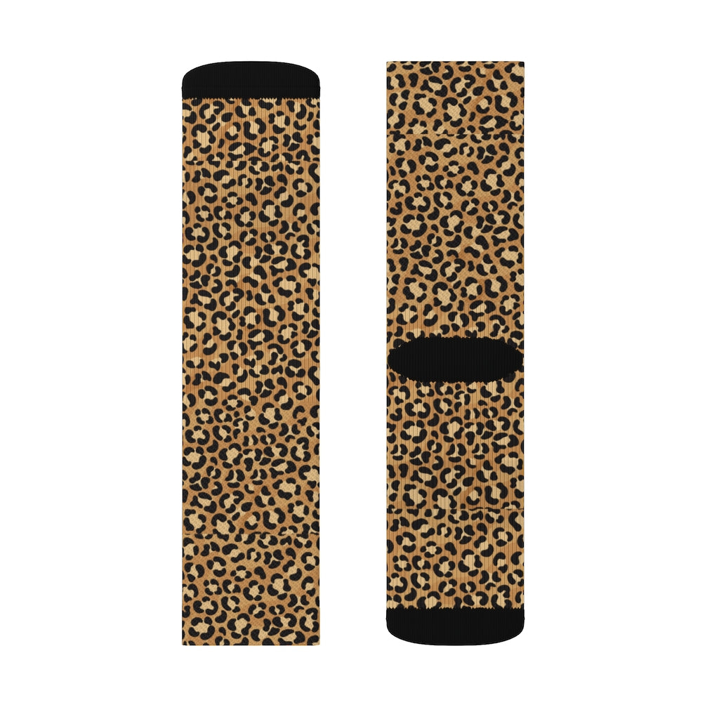 1 Leopard Print on Socks by Calico Jacks