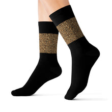 Load image into Gallery viewer, 12 Leopard Print Tops of Socks by Calico Jacks
