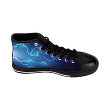 Load image into Gallery viewer, 4 Men&#39;s High-top Sneakers Lightning Strikes by Calico Jacks
