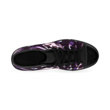 Load image into Gallery viewer, 2 Women&#39;s High-top Sneakers Skulls and Amethysts  by Calico Jacks
