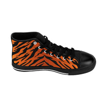 Load image into Gallery viewer, 4 Women&#39;s High-top Sneakers Tiger Stripe by Calico Jacks

