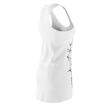 Load image into Gallery viewer, Women&#39;s Racerback Dress Spider White design by Calico Jacks
