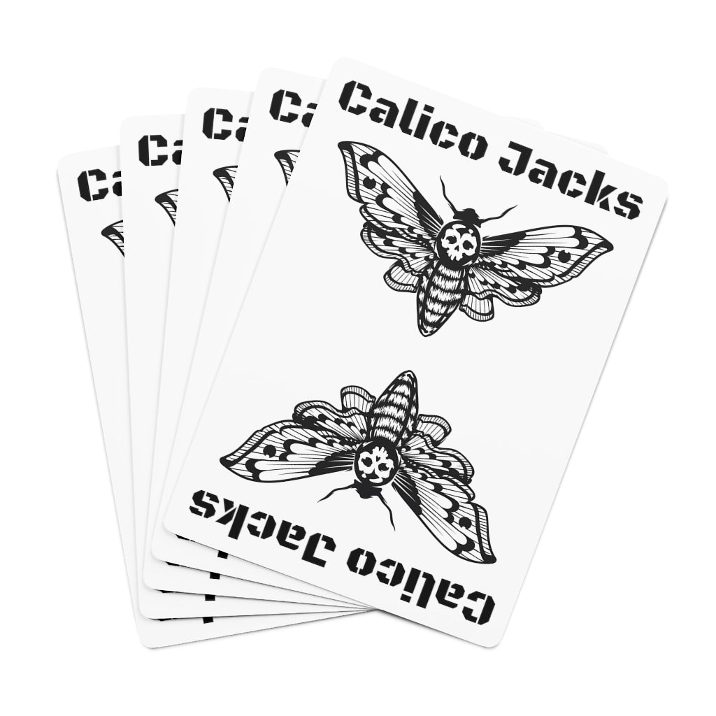Calico Jacks Poker Cards Deaths Head Moth