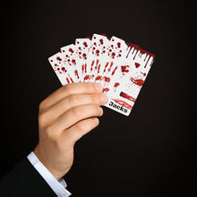 Load image into Gallery viewer, Calico Jacks Poker Cards Bloody Hand Print

