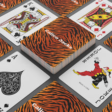 Cargar imagen en el visor de la galería, Calico Jacks Poker Cards Tiger Print

