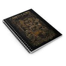 Load image into Gallery viewer, 3 Mortal Note Book - Spiral Notebook - Ruled Line by Calico Jacks

