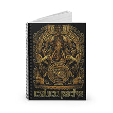 Load image into Gallery viewer, 2 Daggers Note Book - Spiral Notebook - Ruled Line by Calico Jacks
