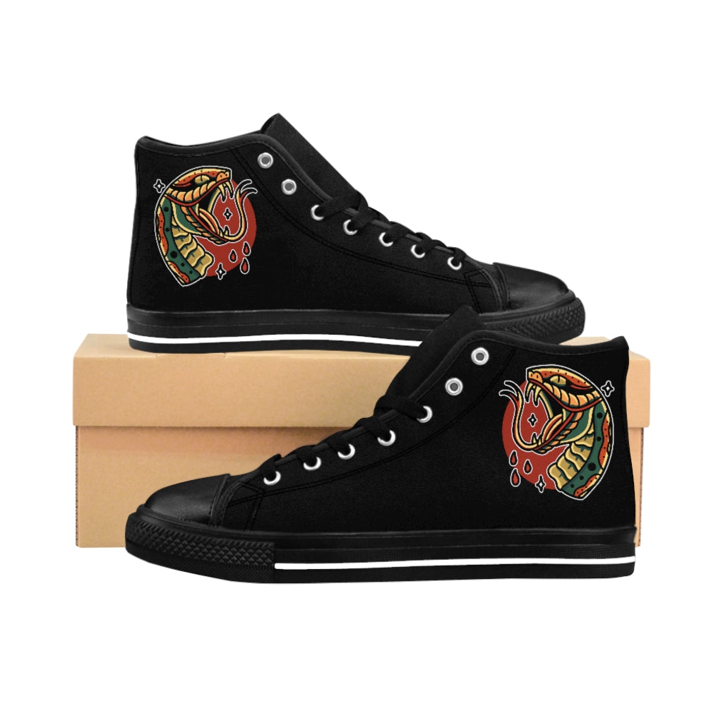 1 Women's High-top Sneakers Snake Bite  by Calico Jacks