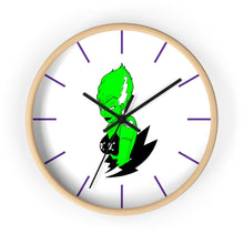 Load image into Gallery viewer, 3 Wall Clock Green Frankies Girl design by Calico Jacks
