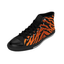 Load image into Gallery viewer, 5 Women&#39;s High-top Sneakers Tiger Stripe by Calico Jacks
