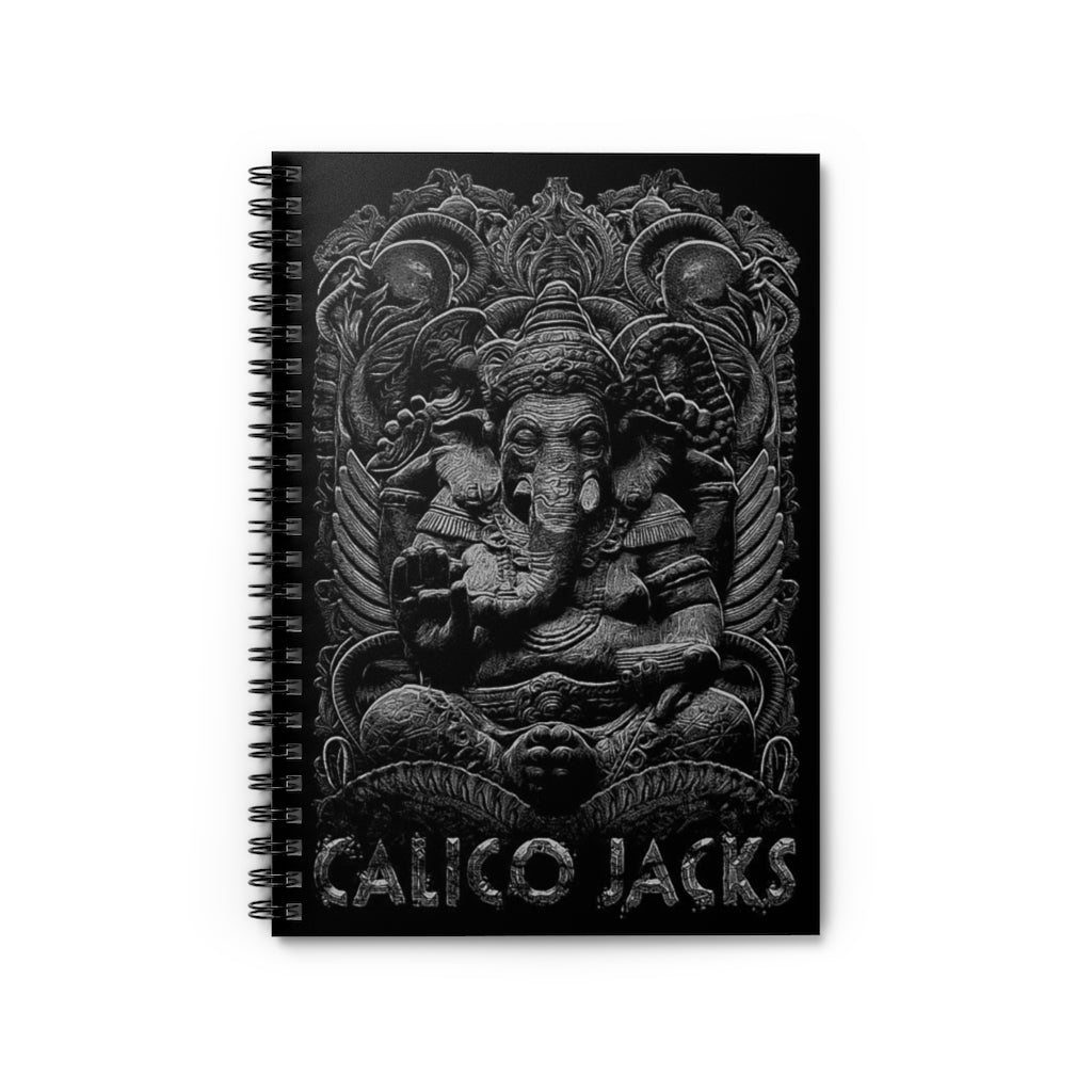 1 Ganesh Note Book - Spiral Notebook - Ruled Line by Calico Jacks