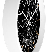 Cargar imagen en el visor de la galería, 7 Wall clock Skull White design by Calico Jacks
