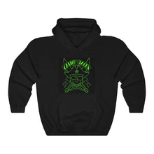 Load image into Gallery viewer, Unisex Hooded Top Green Skull
