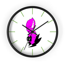 Load image into Gallery viewer, 17 Wall clock Frankies Girl Purple design by Calico Jacks
