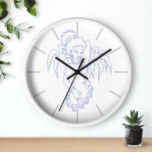 Load image into Gallery viewer, 7 Wall clock Hula Blue design by Calico Jacks
