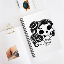 Charger l&#39;image dans la galerie, 5 Skull Woman Note Book - Spiral Notebook - Ruled Line by Calico Jacks
