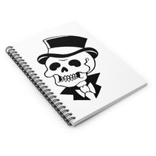 Load image into Gallery viewer, 3 Skull Man Note Book - Spiral Notebook - Ruled Line by Calico Jacks
