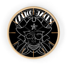 Load image into Gallery viewer, 5 Wall clock Skull White design by Calico Jacks
