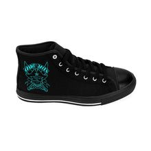 Load image into Gallery viewer, 6 Men&#39;s High-top Sneakers Blue Skull by Calico Jacks
