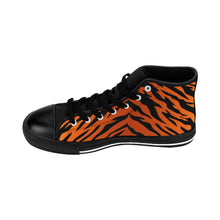 Load image into Gallery viewer, 7 Women&#39;s High-top Sneakers Tiger Stripe by Calico Jacks
