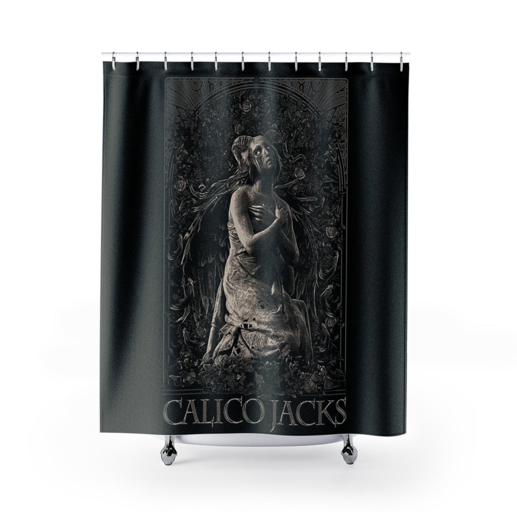 1 Shower Curtain Feathers design by Calico Jacks