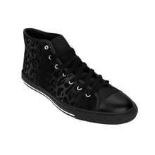 Load image into Gallery viewer, 8 Women&#39;s High-top Sneakers Black Leopard by Calico Jacks
