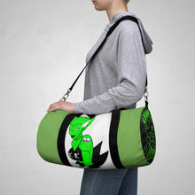 Load image into Gallery viewer, 12 Green Lady Frankenstein Duffel Bag design by Calico Jacks
