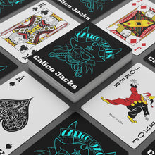 Load image into Gallery viewer, Calico Jacks Poker Cards Blue Skull
