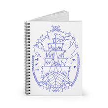 Cargar imagen en el visor de la galería, 2 Ship Blue Note Book - Spiral Notebook - Ruled Line by Calico Jacks
