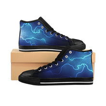 Load image into Gallery viewer, 1 Men&#39;s High-top Sneakers Lightning Strikes by Calico Jacks
