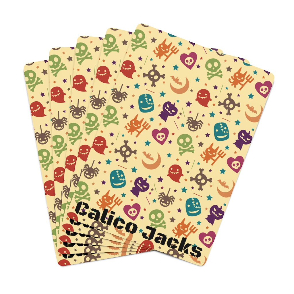 Calico Jacks Poker Cards Spooky