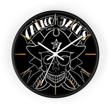 Load image into Gallery viewer, 16 Wall clock Skull White design by Calico Jacks
